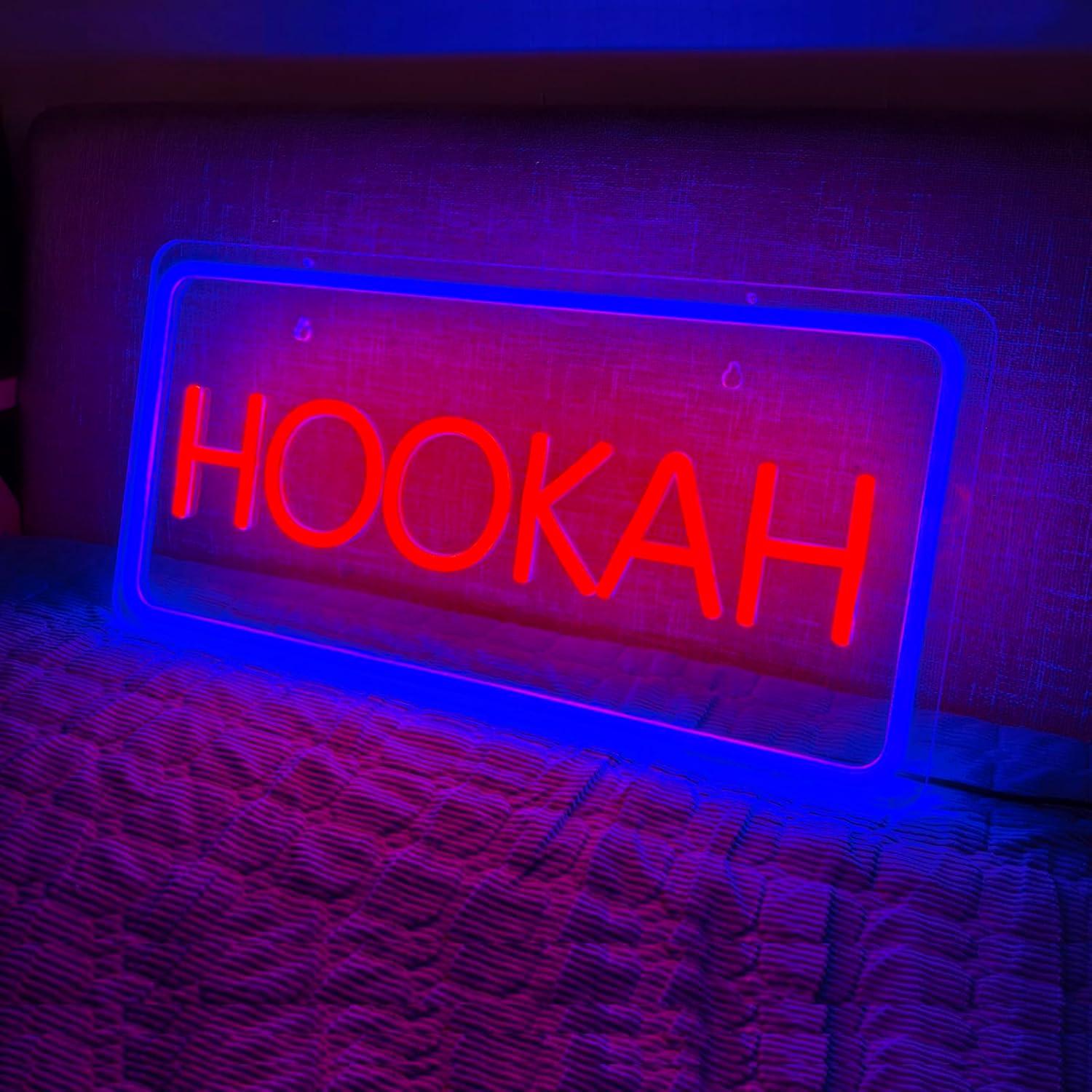 Неоновая вывеска HOOKAH с USB- – обзор и цена Vaping Store