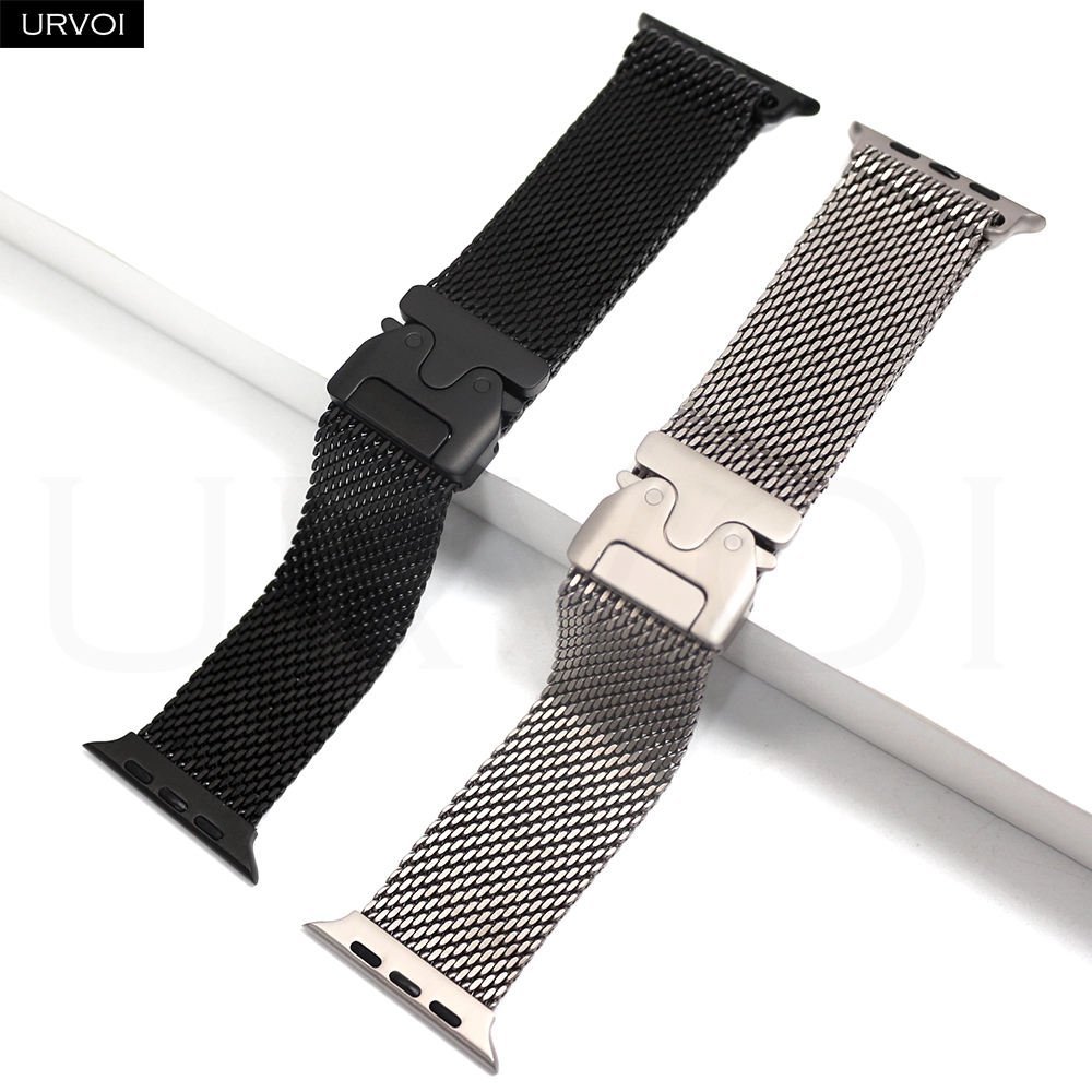 URVOI Титановый миланский реме – обзор и цена Mesh Coil Strip